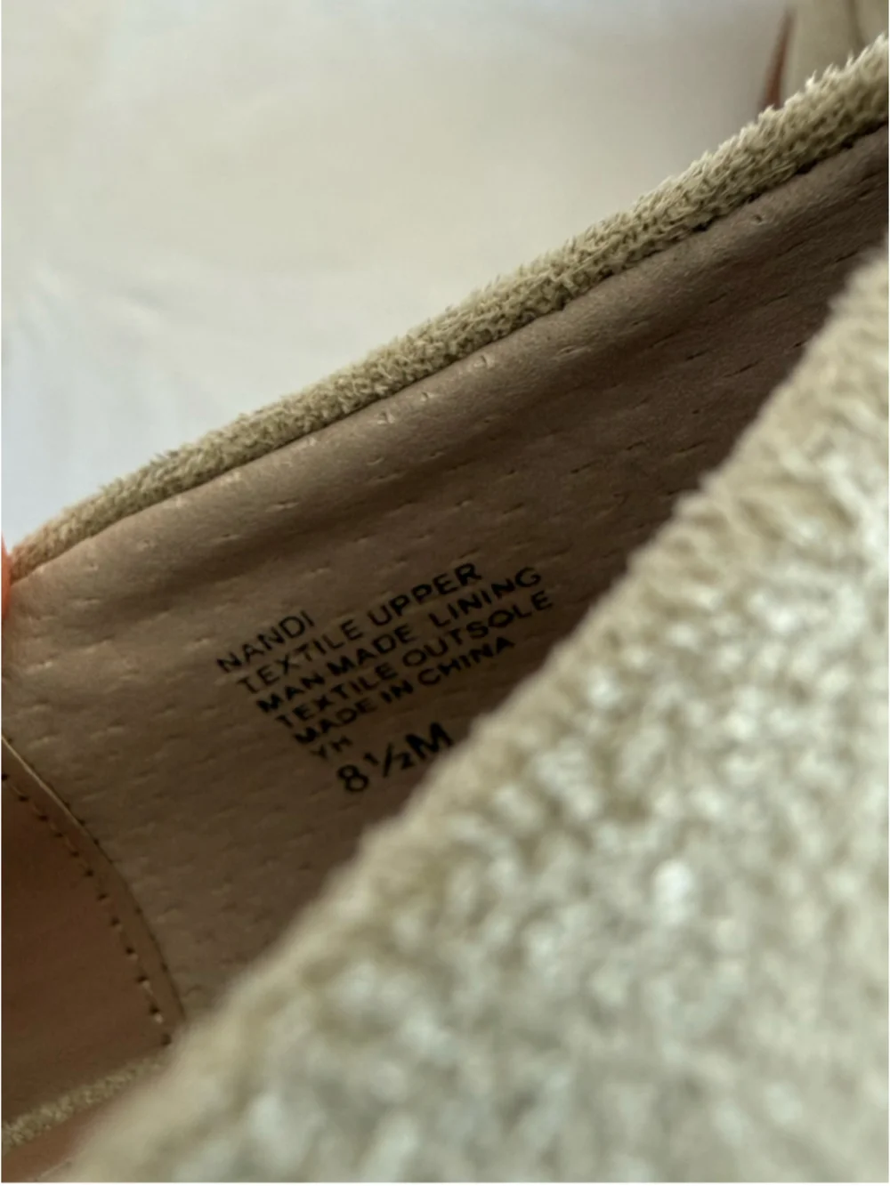 Women's Charles by Charles David Platform Heel loafers Size 8.5 Beige Brown
